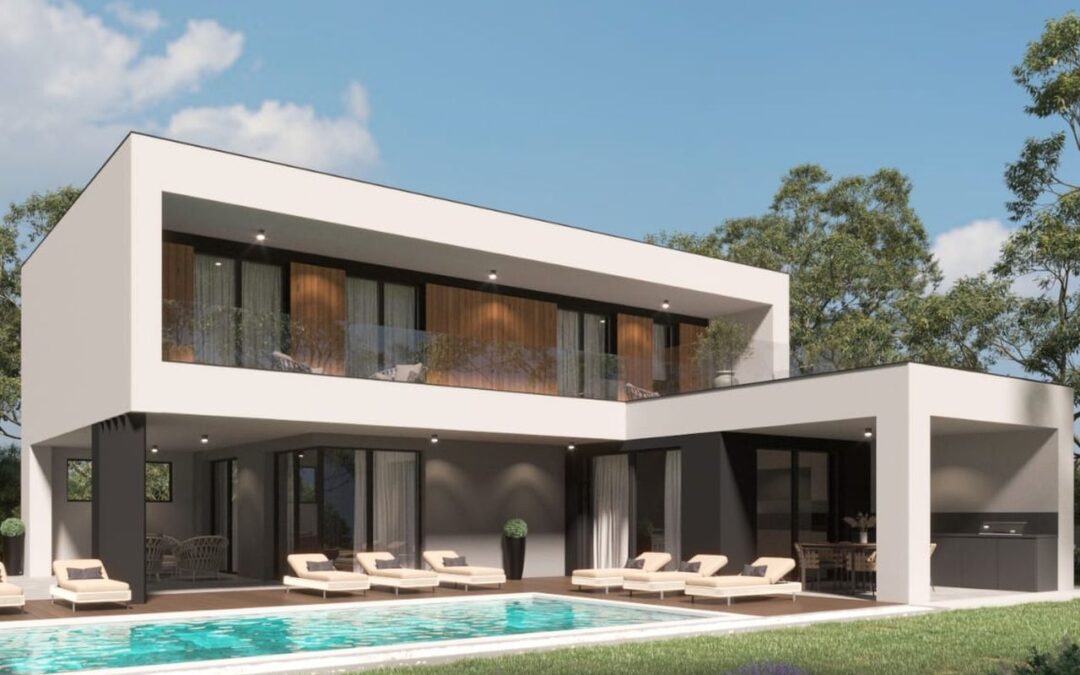 Kršan – vila u izgradnji