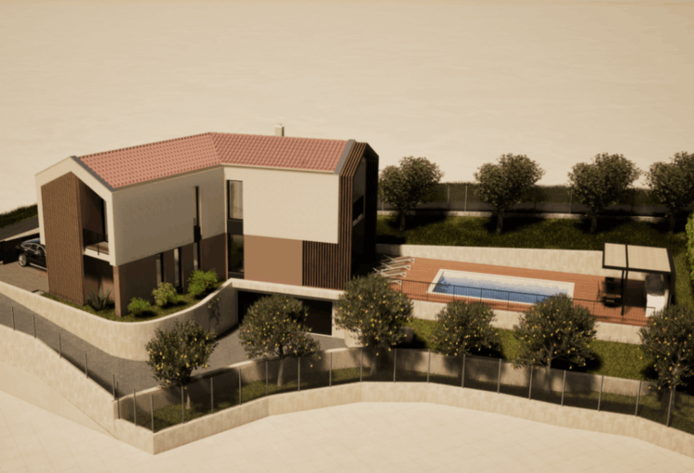 Ročko polje – građevinsko zemljište s projektom