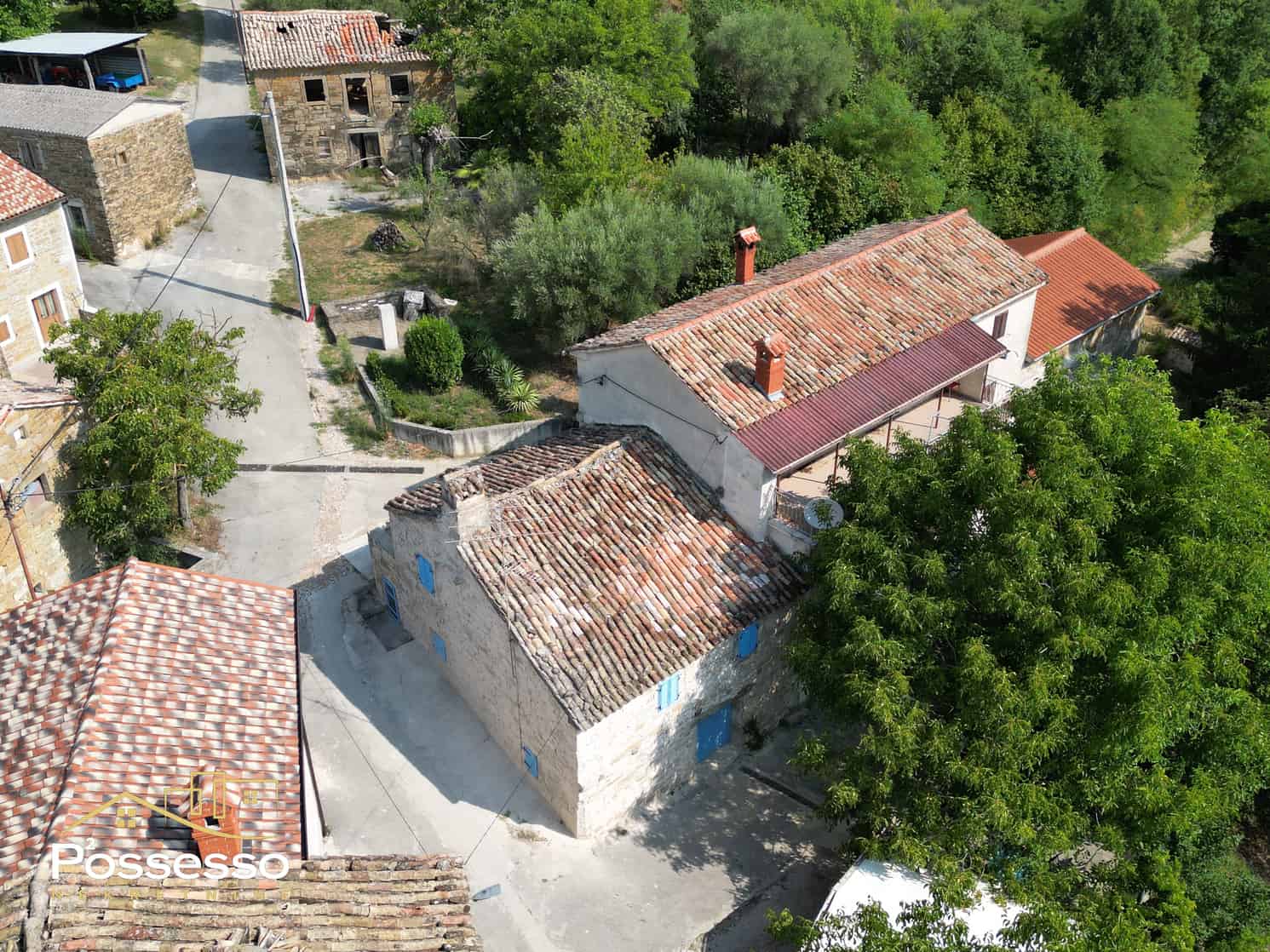 Buzet - kamena kuća - Possesso nekretnine Hrvatska