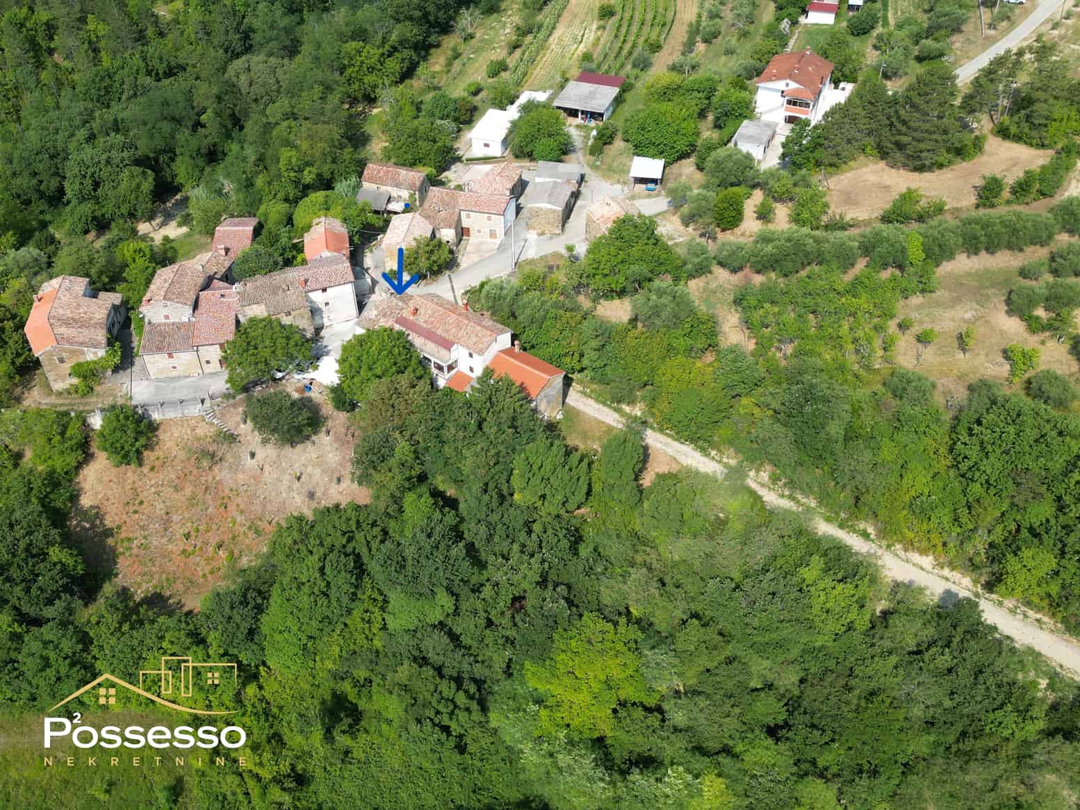 Buzet - kamena kuća - Possesso nekretnine Hrvatska