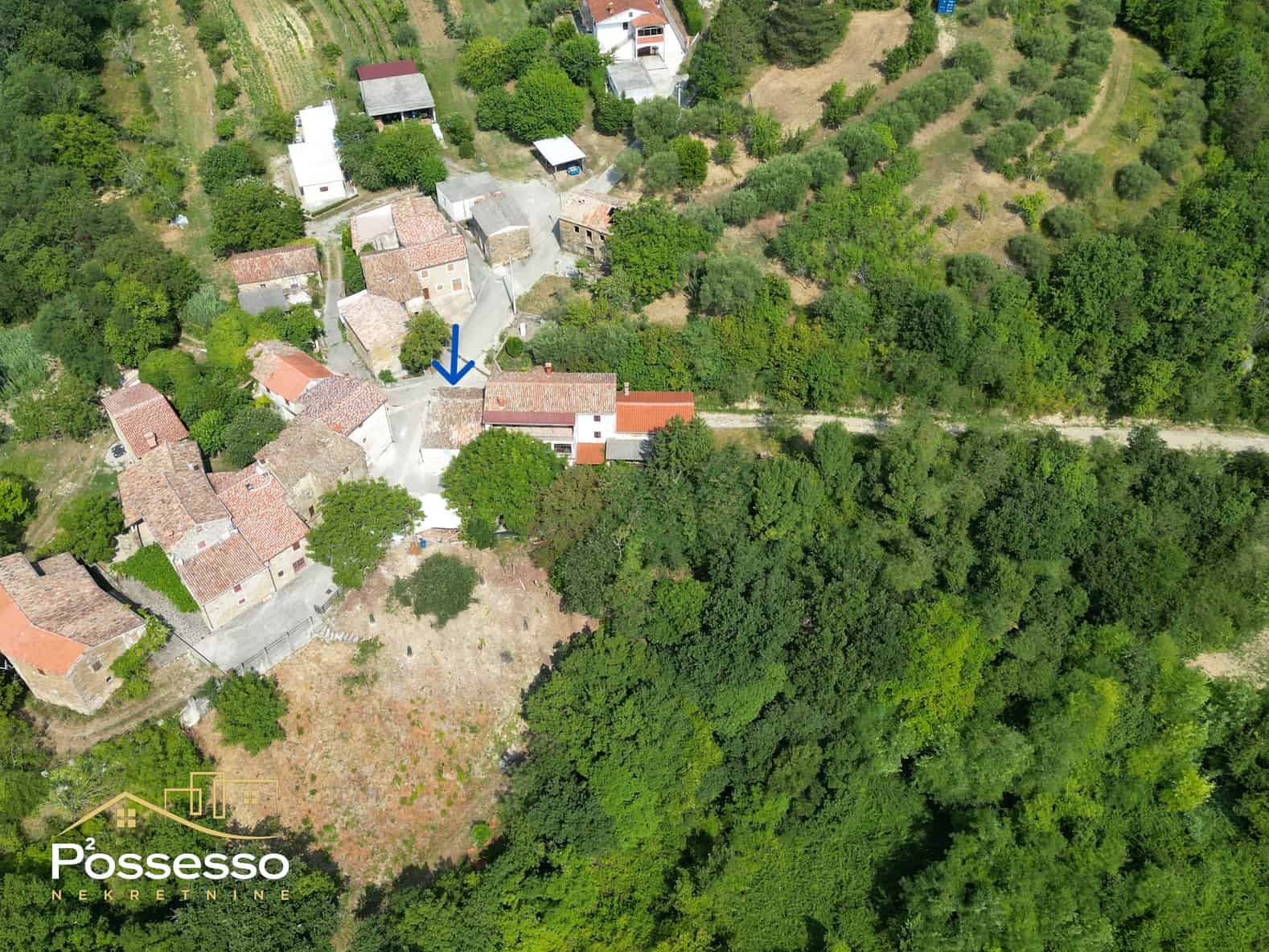 Buzet - kamena kuća - Possesso nekretnine Hrvatska