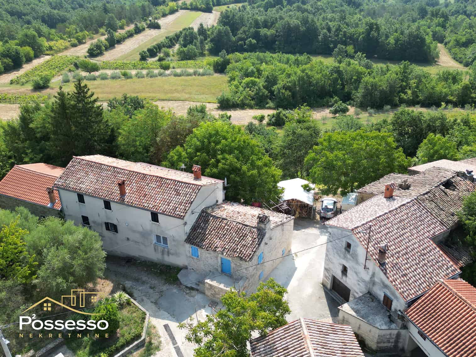 Buzet - kamena kuća - Possesso nekretnine Hrvatska