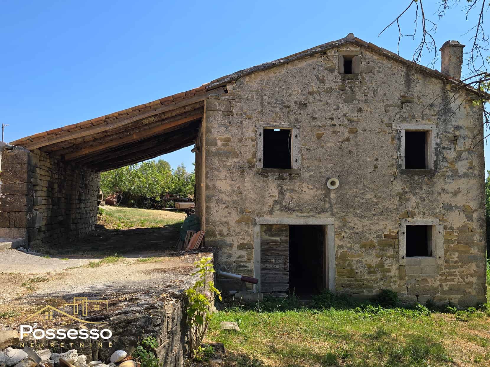Pazin - Kašćerga - kamena kuća - Possesso nekretnine